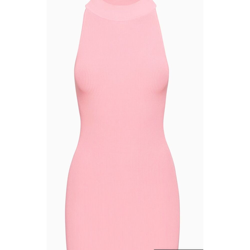 Aritizia Babaton Sculpt Knit Halter Dress NWT